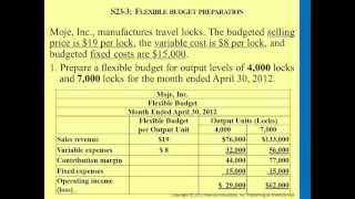 Managerial Accounting Flexible Budgets and Standard Costs [upl. by Philan436]