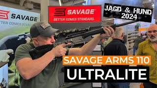 Jagd amp Hund 2024 Jens Tigges stellt die neue Savage Arms 110 Ultralite Repetierbüchse vor [upl. by Eeroc]