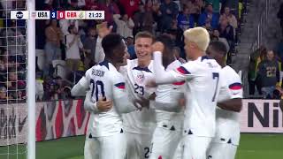 Folarin Balogun Goal  USMNT vs Ghana  October 17 2023 [upl. by Ellehcirt]