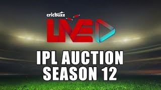 Cricbuzz LIVE IPL 2019 Auction Postshow [upl. by Arratoon803]