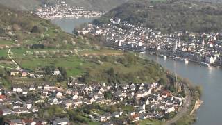 Boppard  Blick vom Gedeonseck auf Stadt und Hamm [upl. by Beatrice]