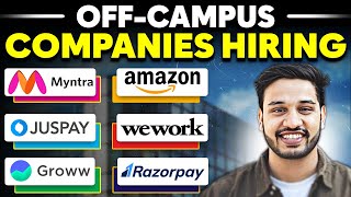 OFF Campus SDE Jobs amp Internships  Hiring  2026 2025 2024 2023 2022 Batch  Kushal Vijay [upl. by Muiram]