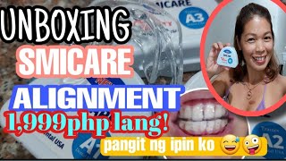 UNBOXING SMICARE ALIGNMENT  HOW TO USE SMICARE [upl. by Isnan]