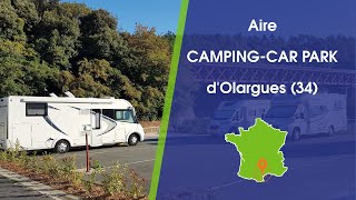 Aire CAMPINGCAR PARK Olargues 34 [upl. by Geiss]