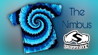 How to tie dye Spiral nimbus easy steps [upl. by Stralka]