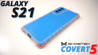 Samsung Galaxy S21 Case Review  Ghostek Covert 5 Phantom Clear [upl. by Kimmy262]