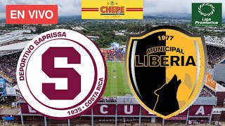 SAPRISSA VS MUNICIPAL LIBERIA EN VIVO Jornada 4 Liga Promerica 2024 [upl. by Ladew151]