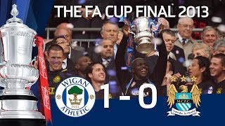 HIGHLIGHTS Wigan Athletic vs Manchester City 10 FA Cup Final 2013 [upl. by Ot]