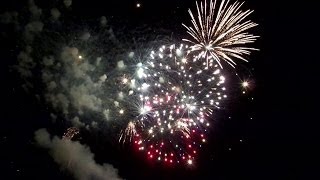 Fireworks and Boat Parade Newaygo Michigan Happy Fourth of July [upl. by Mou]