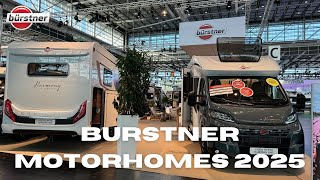 NEW Bürstner Motorhomes 2025 New UK Models [upl. by Dill]