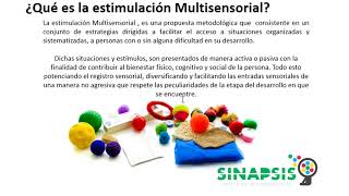 Estimulacion multisensorial y aprendizaje [upl. by Initirb]