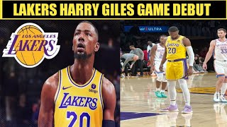 Harry Giles Lakers Game Debut [upl. by Aisanat]