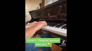 4 difficulty levels to play Turkish March on Piano [upl. by Meikah106]