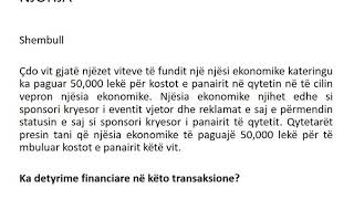 Standardi Kombëtar i Kontabilitetit 3 – Instrumentet financiare [upl. by Coffin]