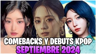 Comebacks Y Debuts KPOP Que Llegarán En Septiembre 2024  KPOP LINEUP [upl. by Epilef]