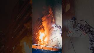 Énorme INCENDIE  Le Travail TITANESQUE des Pompiers  Bruxelles [upl. by Anahtor]