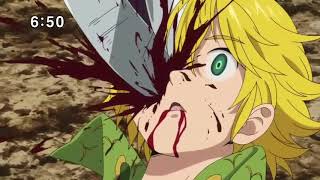 Meliodas vs Galland merlin turned into stone Nanatsu no Taizai Imashime No Fukkatsu Episode 5 [upl. by Scott896]