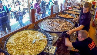 Orgy of France Street Food Bourguignon Cassoulet Tartiflette Raclette Rougail Paella [upl. by Cawley]