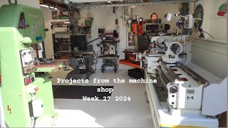 Projects from the machine shop week 27 2024  machining shafts and bronze bearings [upl. by Ahc]