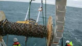 Deployment of Fugro Oceanor Wavescan buoy at M2 [upl. by Domonic611]