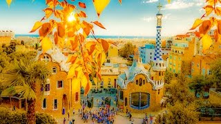 A Walk Around Park Guell Barcelona [upl. by Einhapets]