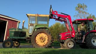 Taking the Cab off the John Deere 2510 [upl. by Rosenkranz784]