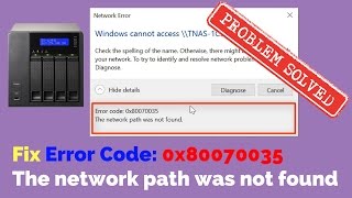 Fix Error Code 0x80070035 The network path was not found [upl. by Eelaroc]