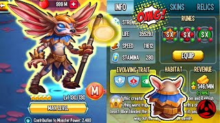 🔴Monster Legends My New Mitico iLLION level 150 P2W review Pvp [upl. by Arihat]