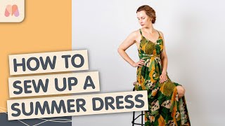 How to Sew the Perfect Summer Dress  Dovestone Dress by Izzo Studio [upl. by Aicenav]