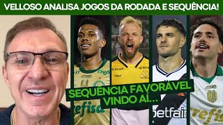 VELLOSO ANALISA SEQUÊNCIA E RODADAS do PALMEIRAS DÁ PARA ASSUMIR A LIDERANÇA  Fala Velloso [upl. by Oinotna]