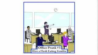 Office Pranks Hire a Flesh Eating Zombie [upl. by Anoirtac]