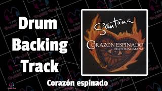 Corazón Espinado  Maná y Santana Guitar Backing Track [upl. by Eversole]