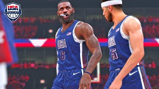 NBA 2K25 Next Gen Olympics Gameplay  USA vs AUSTRALIA Full Gameplay PS5Xbox Series X Concept [upl. by Mauceri79]