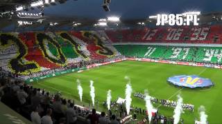 JP85PL  Legia Warszawa 01 Śląsk Wrocław oprawa [upl. by Irrehs]