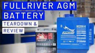 Fullriver Battery What makes them the best AGM battery TEARDOWN  REVIEW [upl. by Tsuda146]