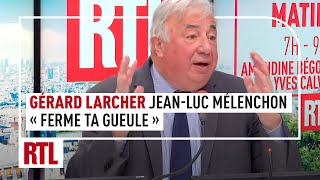 quotFerme ta gueulequot  Gérard Larcher à JeanLuc Mélenchon intégrale [upl. by Kalagher]