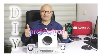 Kendi Projeksiyon Cihazını Yap  How to Make a Projector [upl. by Atinuahs]