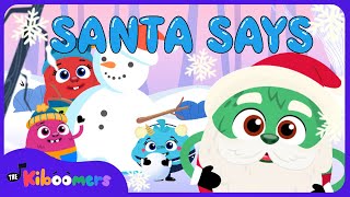 Santa Says Christmas Song by The Kiboomers  Simon Says Follow the Leader Songs [upl. by Roose432]