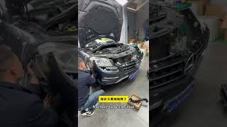 Mercedes Benz ML 350 W166 headlight removalinstallation [upl. by Semaj]