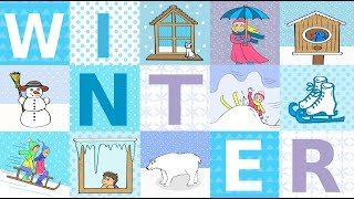 Deutsch lernen der Winter Schnee und Eis  learning German winter snow amp ice [upl. by Analise]