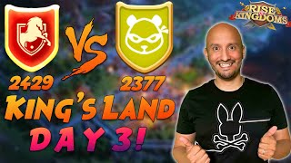 War on going 2377 Vs 2429 Kings Land Day 3  Rise Of Kingdoms [upl. by Nitsu]