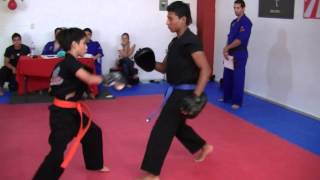 Dux Ryu Kickboxing examen cinturón Azul [upl. by Podvin390]