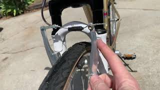 How To Fix Bike Brake Pad Rubbing On Rim [upl. by Araem]