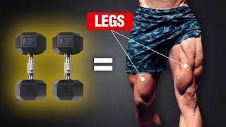 dumbbell leg workout  leg exercises with dumbbells [upl. by Elita]