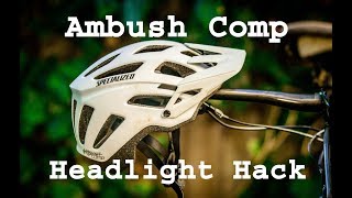 Specialized Ambush Comp Helmet 04 Headlight Hack [upl. by Jackie723]