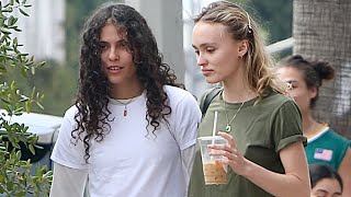 LilyRose Depp and her girlfriend 070 Shake were spotted at a local coffee shop [upl. by Cherianne]