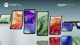 MotorolaRazr50Ultra  4” 165Hz External Display  At ₹5000mo  Know more on AmazonInOfficial [upl. by Hanyaz]