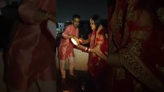 1stkarvachauth karvachauth festivewear festivevibes trendingstatus couplegoals love bollywood [upl. by Aldwon]