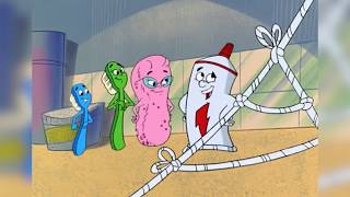 The Spider Web  The Toothbrush Family Full Episode  Puddle Jumper Childrens Animation [upl. by Temhem189]