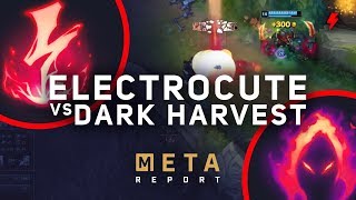 816  817 Meta Report Dark Harvest vs Electrocute  Which is better for junglers [upl. by Illene]